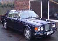 Chauffeur driven Bentley Turbo R